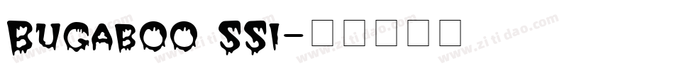 Bugaboo SSi字体转换